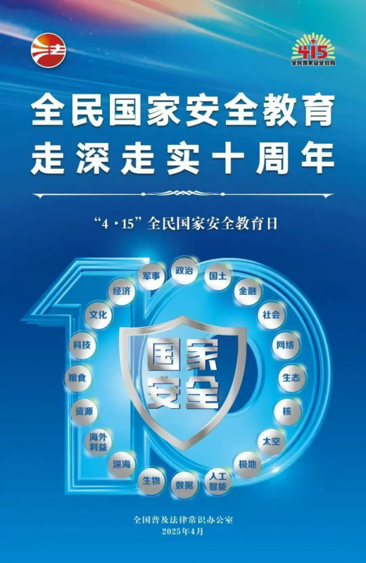 415全民國家安全教育日 | 全民國家安全教育，走深走實(shí)十周年