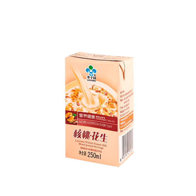 核桃花生牛奶復(fù)合蛋白飲品，單瓶?jī)艉?50ml
